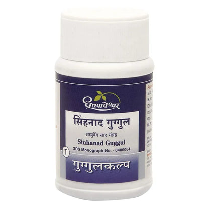 Dhootapapeshwar Sinhanad Guggul, 60 Tablets