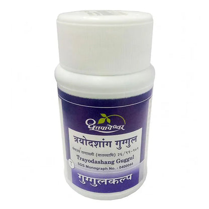 Dhootapapeshwar Trayodashang Guggul, 60 Tablets