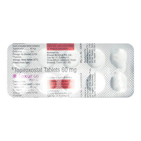 TOXUR 60 Tablet 10's