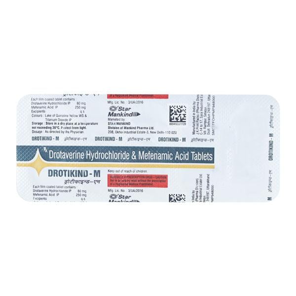 Drotikind M Tablet 10'S