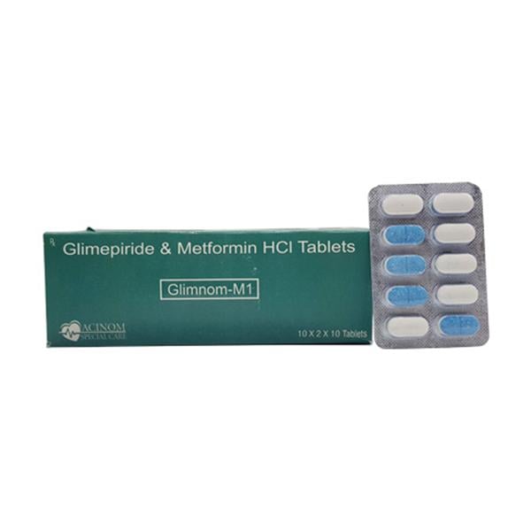 GLIMNOM M 1 Tablet 10's