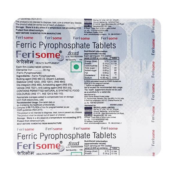 FERISOME Tablet 15's