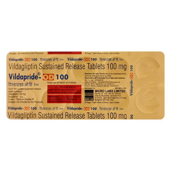 VILDAPRIDE OD 100 Tablet 10's