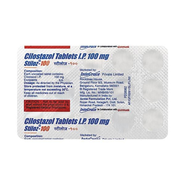 Stiloz 100mg Tablet 15'S