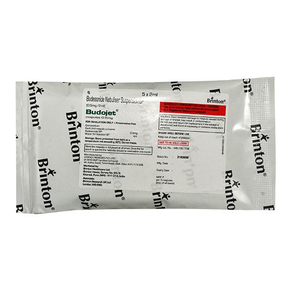 BUDOJET 0.5mg Respules 5x2ml