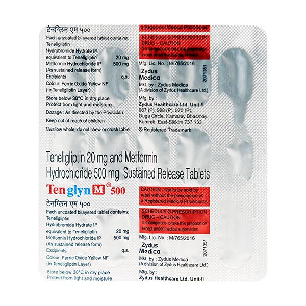 Tenglyn M 500mg Tablet 15'S