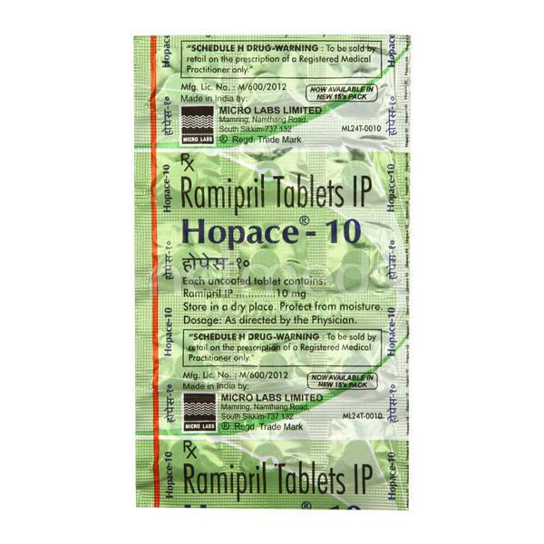 Hopace 10mg Tablet 15'S