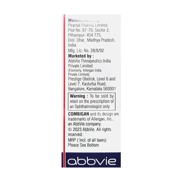 COMBIGAN Ophthalmic Solution 5ml