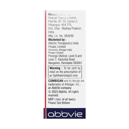 COMBIGAN Ophthalmic Solution 5ml