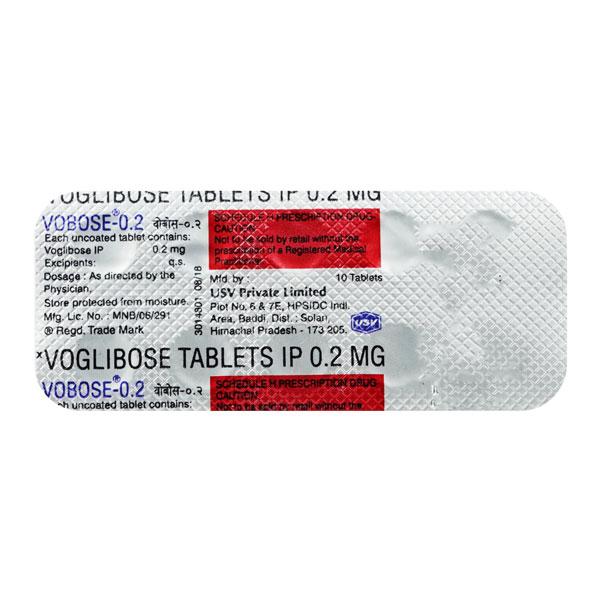 Vobose 0.2mg Tablet 10'S
