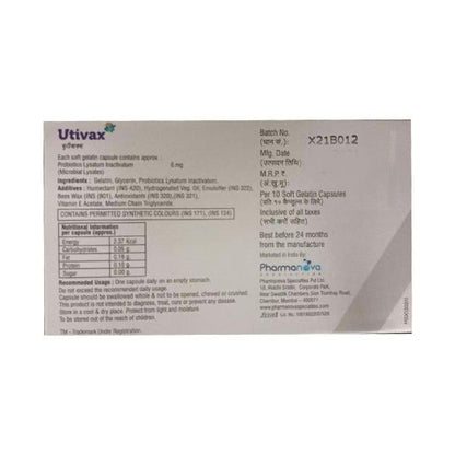 UTIVAX Capsule 10's
