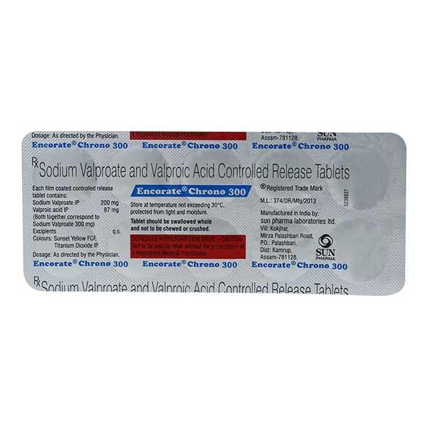 Encorate Chrono 300mg Tablet 10'S
