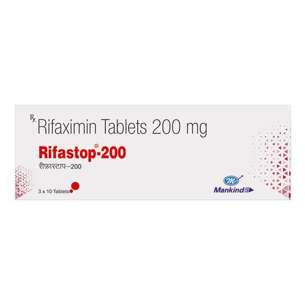 Rifastop 200mg Tablet 10'S