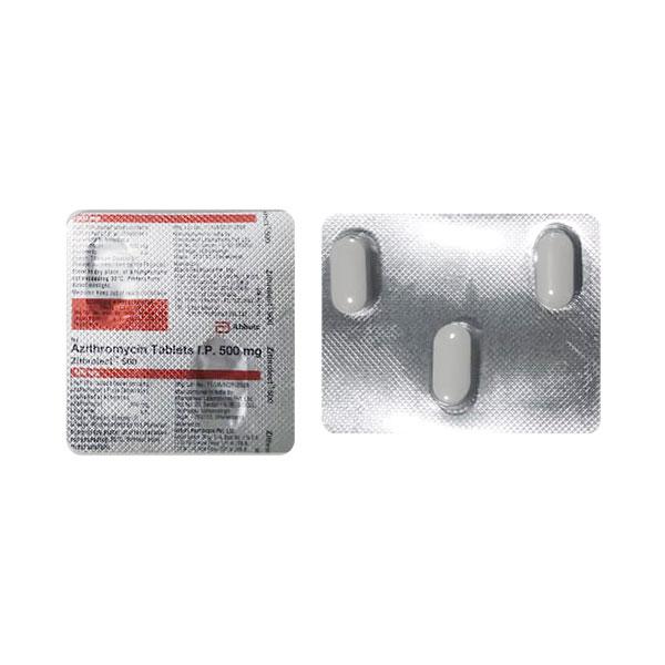 Zithrolect 500mg Tablet 3'S
