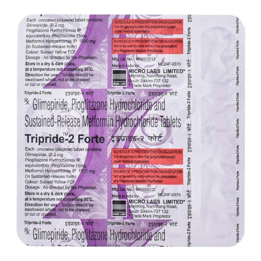 TRIPRIDE FORTE 2 Tablet 15's