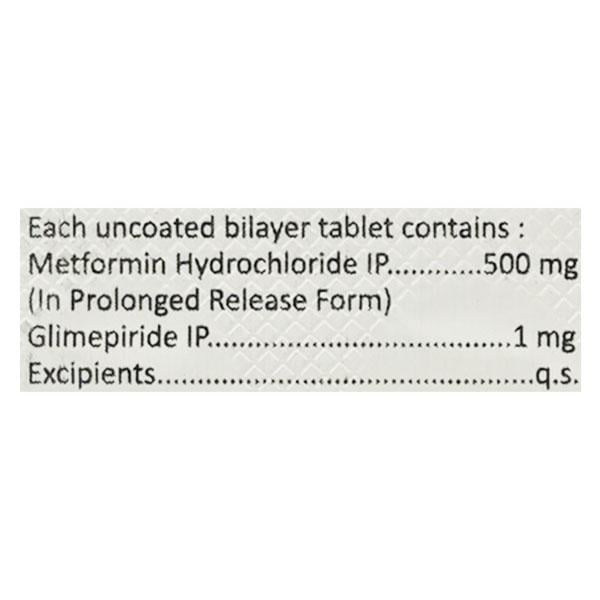 YOGAMET GM 1mg Tablet 10's