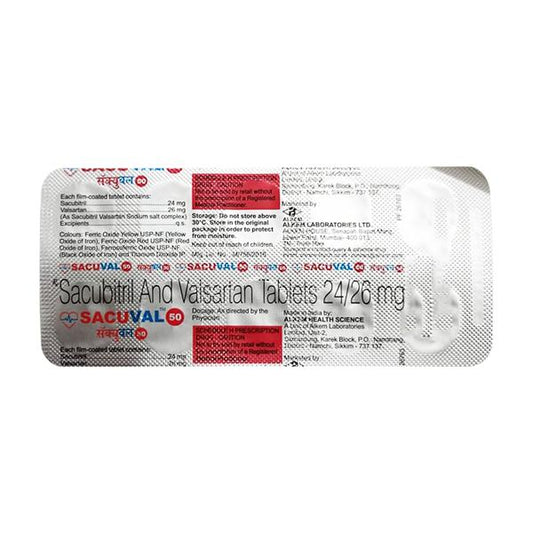 SACUVAL 50 Tablet 10's