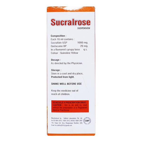 SUCRALROSE SUGAR FREE ORANGE FLAVOUR Suspension 200ml
