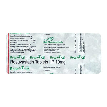 ROSAFE 10mg Tablet 10's