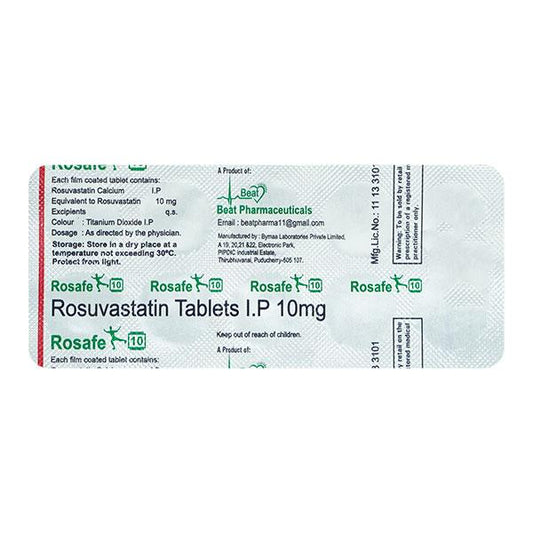 ROSAFE 10mg Tablet 10's