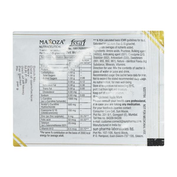 MAXOZA (NUTRACEUTICAL) Sachet 5gm