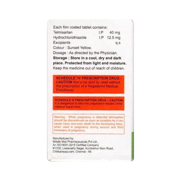 TELMICOOL H Tablet 15's