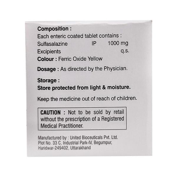 SULFAZEE 1000 Tablet 15's