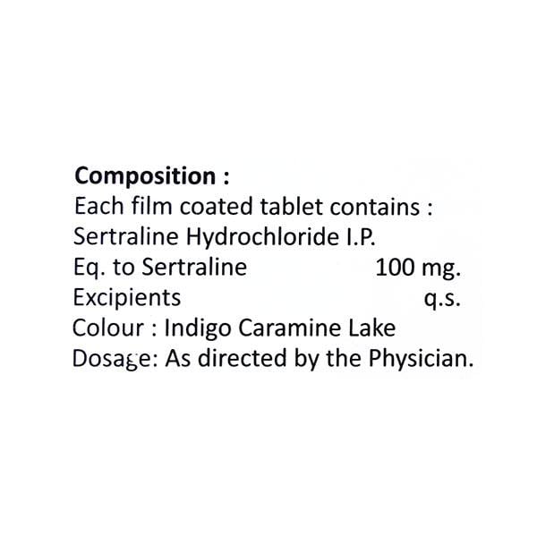 SERTIN 100MG TABLET 10'S