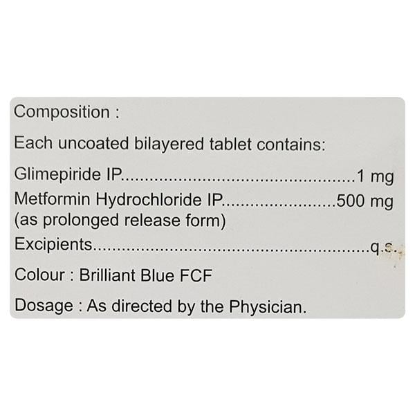 APRIGLIM M 1mg Tablet 15's