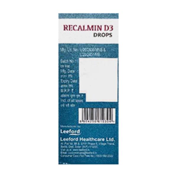 Recalmin D3 400IU Drops 30ml