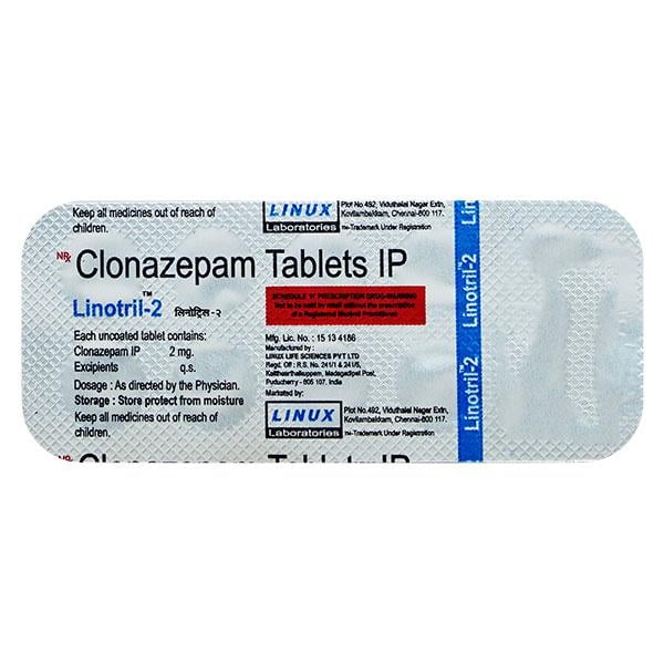 Linotril 2mg Tablet 10'S
