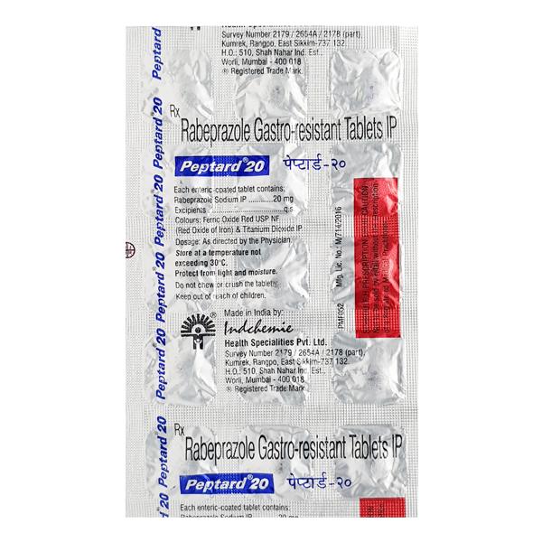 Peptard 20mg Tablet 15'S