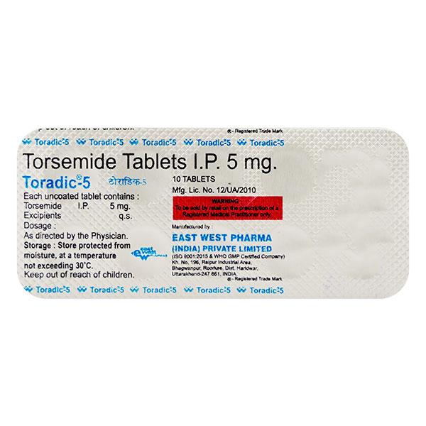 Toradic 5mg Tablet 10'S