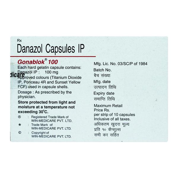 Gonablok 100mg Capsule 10'S