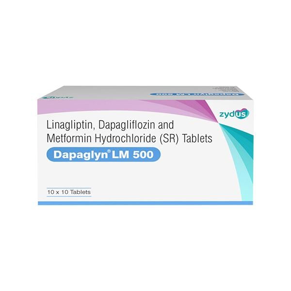 DAPAGLYN LM 500 Tablet 10's