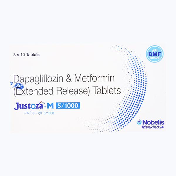 JUSTOZA M 5/1000 Tablet 10's