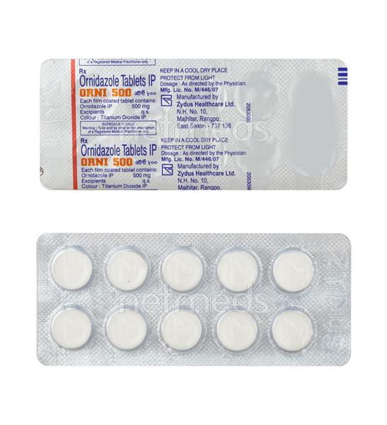 Orni 500mg Tablet 10'S