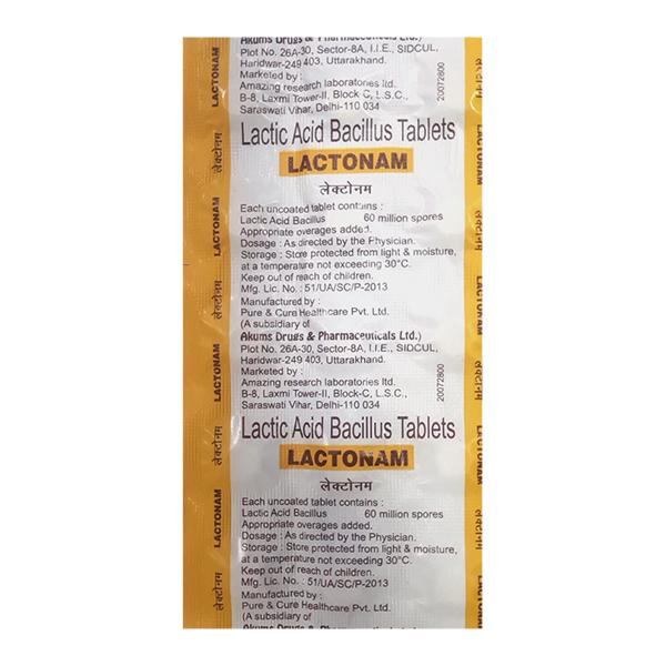 LACTONAM Tablet 15's