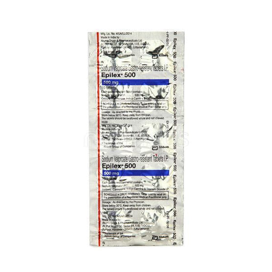 Epilex 500mg Tablet 10'S