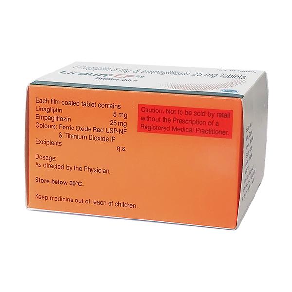 LIRALIN EP 25mg Tablet 10's