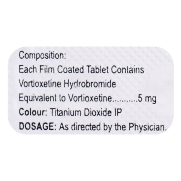 TRIVOXETIN 5 Tablet 10's