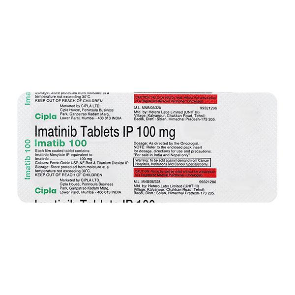 Imatib 100mg Tablet 10'S