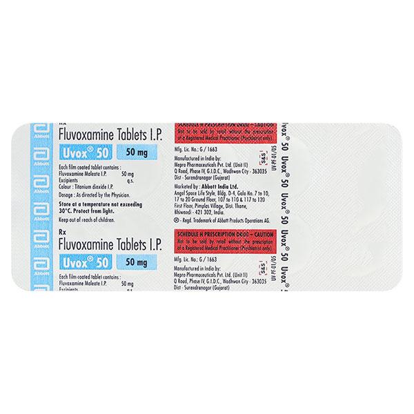 Uvox 50mg Tablet 10'S