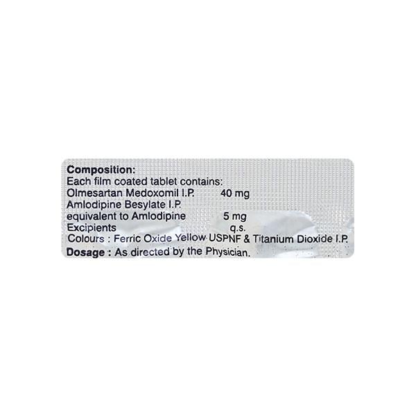 Olmax AM 40mg Tablet 15'S