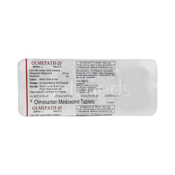 Olmepath 20mg Tablet 10'S
