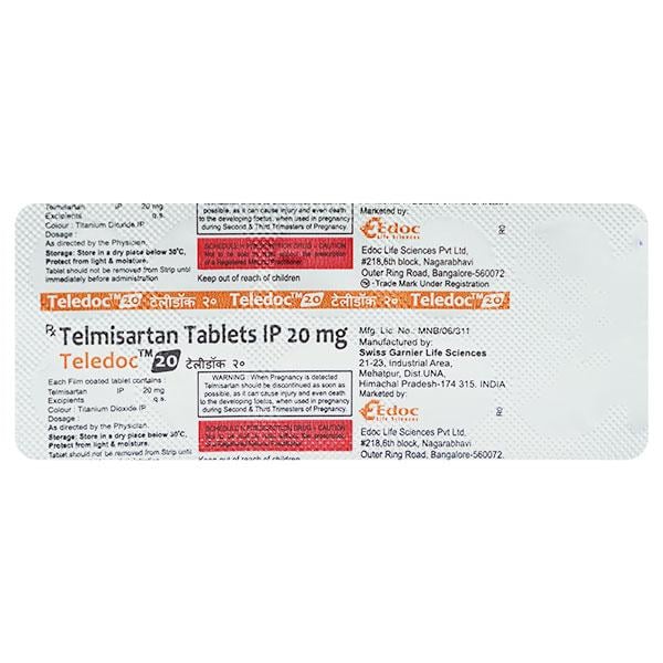 TELEDOC 20mg Tablet 10's