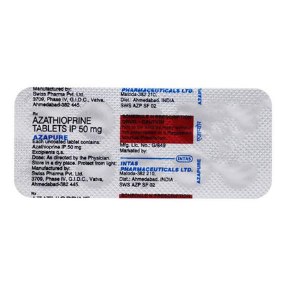 Azapure 50mg Tablet 10'S