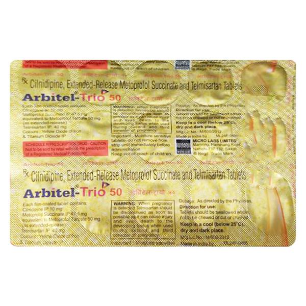 ARBITEL TRIO 50 Tablet 15's