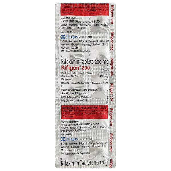 RIFIGON 200 Tablet 10's
