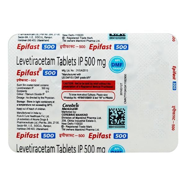 EPIFAST 500 Tablet 10's